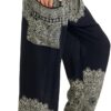 Joob Joob Boho Pants for Women - Hippie Harem Pants Women - Womens Yoga Pants – Comfy Bohemian Flowy Hippie Clothes