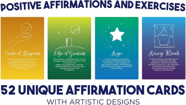 Mindful Messages Positive Affirmations Meditation Self Care Cards
