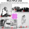 4PCS yoga knee pads, yoga wrist pads, yoga anti slip pads, Pilates support pads, designed to protect the balance of male and female knees, elbows, and wrists during exercise