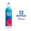 FIJI Natural Artesian Bottled Water 700mL / 23.7 Fl Ounce (Pack of 12) - Sports Cap - 100% Natural Electrolytes