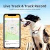 G1-US GPS Pet Tracker, Real-Time Dog Locator & Activity Monitor, 30 Days Ultra Long-Lasting Battery Lightweight Waterproof Dog Finder (White)