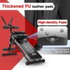 Bigzzia Ab Machine, Ab Workout Equipment Machine for Stomach Workout Foldable Abdominal Trainer for Home Gym Adjustable Ab Exercise Bench Crunch Machine for Core Abdomen