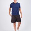 Real Essentials 5 Pack: Men’s V-Neck Dry-Fit Moisture Wicking Active Athletic Tech Performance T-Shirt