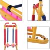 Kids Air Trainer Fun Fitness Equipment Children's Fitness Exercise Equipment, Elliptical Glider Outdoor Cross Machine,Soft Foam Handle