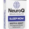 NeuroQ Sleep Now - Natural Sleep Support Supplement - Maintain Healthy Sleep Cycles & Brain Function - Melatonin & L-Theanine - Non-Habit Forming - 30 Mint Oral Strips