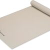 Gaiam Yoga Mat - Premium 5mm Solid Thick Non Slip Exercise & Fitness Mat for All Types of Yoga, Pilates & Floor Workouts (68" x 24" x 5mm)