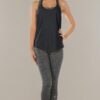 icyzone Workout Tank Tops for Women - Athletic Yoga Tops, T-Back Running Tank Top