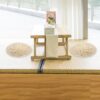 1Pc Round Handmade Straw Weaving Cushion Tatami Floor Pillow for Yoga Meditation and Worship Soft Hand-Woven Seat Mat for Home Decor