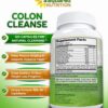 aSquared Nutrition Pure Colon Cleanse for Weight Loss - 120 Capsules, Max Strength, Natural Colon Detox Cleanser, Colon Cleansing Diet Supplement Blend for Digestive Health, Diet Pills for Men & Women