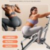 Sportsroyals Pink Squat Machine for Home,Rodeo Core Exercise Machine,330lbs Foldable,Adjustable 4 Resistance Bands,Ride & Rowing Machine for Botty Glutes Butt Thighs,Ab Back/Leg Press Hip Thrust…