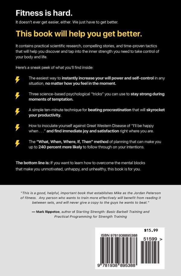 The Little Black Book of Workout Motivation (The Bigger Leaner Stronger Series)