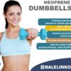 Balelinko Home Gym Equipment Workouts Strength Training Weight Loss Pilates Weights Yoga Sets Weights for Women, Men, Seniors and Youth