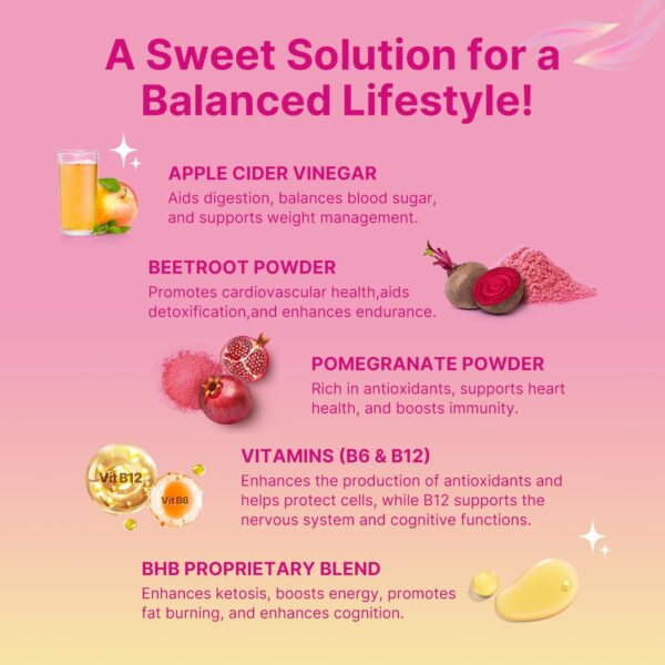 Keto Acv Gummies for Advanced Weight Loss, Apple Cider Vinegar Supplement with B12 - Gluten-Free, Vegan, Boost Metabolism and Energy, Support Digestive Health