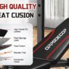 OPPSDECOR Multi-Function Weight Bench Set with Squat Rack Leg Extension & Leg Curl Adjustable Workout Bench for Full Body Fitness Foldable Flat/Incline/Decline Upgrade Bench Press for Home Gym