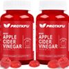 Apple Cider Vinegar Gummies, 120 Count Max Strength 1000mg ACV Gummies with Vitamin B12 & B6 Gummies, for Metabolism, Digestion, Detox, Gut & Immune Health, Vegan & Non-GMO, Gelatin-Free