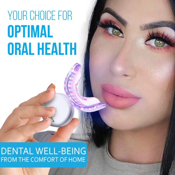 Gum Light, 32 LED Red & Blue Light Gum Light That Also Helps with Teeth Whitening at Home, Teeth Whitening Accelerator