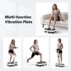 MERACH Vibration Plate Exercise Machine, Vibrating Plate Machine for Lymphatic Drainage Weight Loss, Full Body Vibration Platform with Handrails, Exercise Equipment for Women