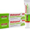 Secure Sensitive Denture Adhesive with Aloe Vera & Myrrh – 12-Hour Max Hold – Patented Waterproof Seal – for All Denture Types – Food Grade Ingredients – FSA HSA Approved – 1.4 oz