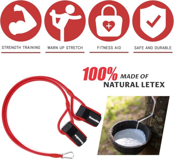 Baseball Softball Resistance Bands with Baseball Swing Trainer Band, Arm Strength Training Equipment Exercise for Flexibility and Throwing Velocity for Pitching Trainer