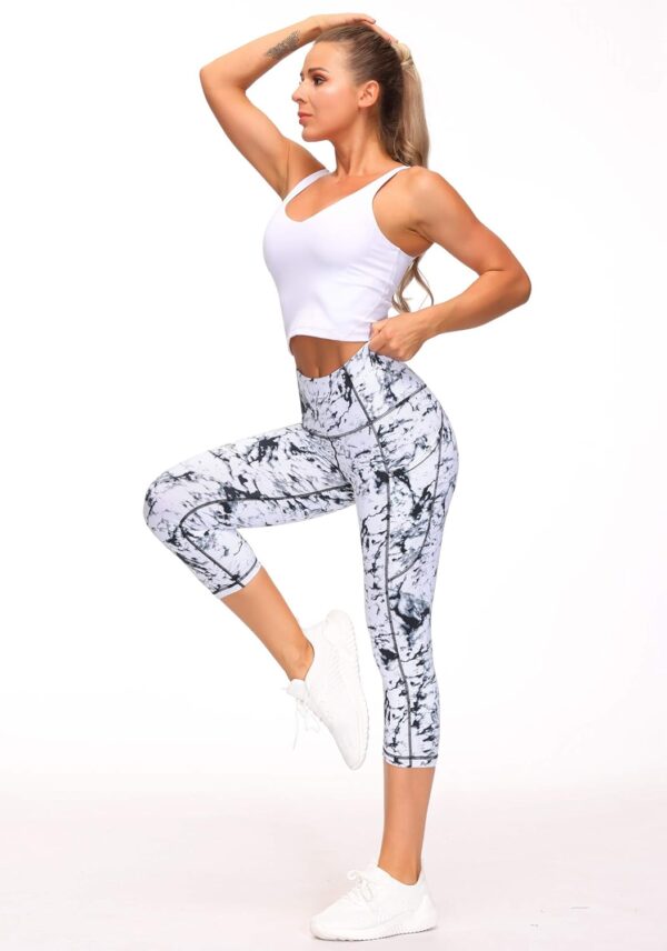 THE GYM PEOPLE Womens' Yoga Pants High Waist with Pocket Tummy Control