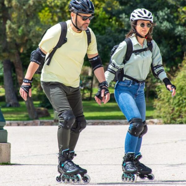 Men's Adult Inline Skate - Micro Delte High Performance Roller Skates Blades for Men, Indoor Outdoor and Fitness Black