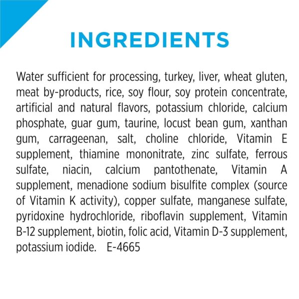 Purina Pro Plan Weight Control Pate Wet Cat Food, SPECIALIZED Weight Management Turkey & Rice Entree - (Pack of 24) 3 oz. Pull-Top Cans