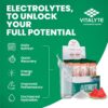 Vitalyte Electrolytes Packets Isotonic Sports Drink | Electrolytes Powder Packets Sports Nutrition Electrolyte Replacement Drinks Dehydration Relief Packets