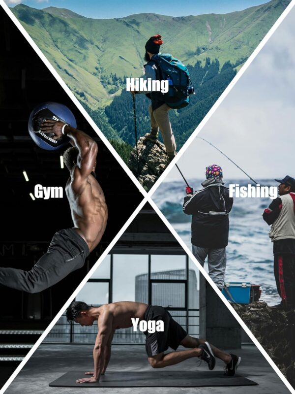 MAGCOMSEN Mens Hiking Pants Quick Dry Lightweight Water Resistant Outdoor Pants with 3 Zipper Pockets