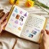 50 Pcs Inspirational Vision Board Stickers, Cute Motivational Quotes Positive Affirmations Designs Sticker, Vision Board Supplies for Goal Setting Personal Growth Gratitude Wellness
