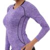 NELEUS Women's 3 Pack Compression Shirts Long Sleeve Yoga Athletic Running T Shirt