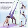 Leg Stretcher Strap, Stretching Equipment with Door Anchor Flexibility Trainer Backbend Assist for Dance Aerial Yoga Ballet Leg Stretching Exercise