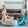 Lalifebuss Mindfulness 'Breathing Yoga', 4-7-8 Guided Visual Meditation Breathing Light, Calm Your Mind for Stress & Anxiety Relief/Learn Deep Breathing for Adults Kids Social Emotional Learning