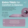 Retrospec Solana 1 inch Yoga Mat