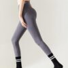 Irisbear Womens Pilates Socks with Grips Non Slip Yoga Socks Barre Gym Athletic Grippy Socks for Women