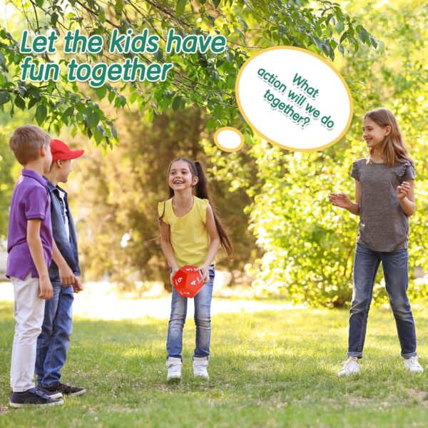 Exercise Dice for Kids,12-Sided Giant Foam Dice for Indoor and Outdoor Use, Kids Exercise Equipment for Classroom and Physical Education Learning, Dice Games, Yoga Dice for Preschool Games