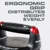 Perfect Pushup Elite - Rotating Handle Design with Steel Ball Bearings for Smooth, Effortless Handle Rotation - Ergonomic Grips, 8" Base & Textured, Non-Slip Bottom Treads - Supports up to 400lbs