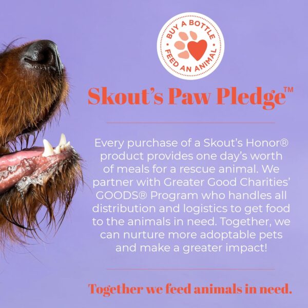 SKOUT'S HONOR Fresh & Flavorless Water Additive - VOHC Accepted for Tartar Control, Freshens Breath Fast, No Brushing Required, 32 oz