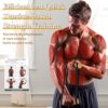 Rip Stick Efficient Upper Body Workout Equipment Home Gym, Adjustable Resistance Bands with Wooden Handles, Portable Exercise Equipment, Joint-Friendly, 8 Rip Stick Bands Included