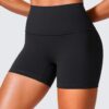 CRZ YOGA Womens Butterlift High Waist Scrunch Butt Biker Shorts 4 Inches - No Front Seam Workout Yoga Gym Booty