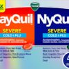 VICKS DayQuil & NyQuil SEVERE Co-Pack, Cold & Flu Medicine, Powerful Relief for Headache, Fever, Sore Throat, Minor Aches & Pains, Congestion, Sinus Pressure, Stuffy Nose, and Cough, 48 LiquiCaps