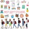 LIFEBE 300Pcs Mental Health Stickers Mental Health Awareness Stickers for Laptop, Water Bottles, Luggage, Computer, Aesthetic Decal for Teens and Adults