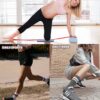 AURUZA Pilates Grippy Socks with Grips for Women Non Slip Skid Yoga Socks Crew Length for Ballet Home Workout Hospital