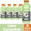 Gatorade Thirst Quencher, Lime Cucumber, 20 Fl Oz, 8 Pack