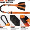 Pull Up Assistance Bands, Heavy Duty Resistance Band for Pull Up Bar, Adjustable Weight/Size with Fabric Feet/Knee Rest, Bands for Pull Up Assist for Strength Training, Patented Pull Up Assist Band