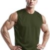 DRSKIN Men's 4, 3, 1 Pack Tank Tops Sleeveless Shirts Workout Athletic Muscle Mesh Dry Fit Gym Training Active Athletic