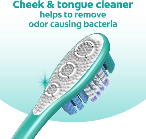 Colgate 360 Whole Mouth Clean , Medium Toothbrush for Adults, 4 Pack, Packaging May Vary