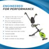 81-pFHxc0dL._AC_SL1500_.jpg Stamina Wonder Exercise Bike | Build Upper and Lower Body Strength on One Machine | Includes Two Online Workout Videos, Chartreuse and Gray