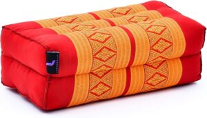 Leewadee Yoga Block – Floor Cushion for Yoga Practice, Meditation Seat Cushion for Workouts Filled with Kapok