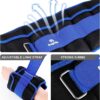 Fragraim Adjustable Ankle Weights 1-3/4/5/6/8/10/12/15/20 LBS Pair with Removable Weight for Jogging, Gymnastics, Aerobics, Physical Therapy