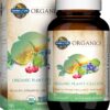 Garden of Life Organics Plant Calcium Supplement Made from Whole Foods with Magnesium, Vitamin D as D3, and Vitamin K as MK7, Gluten-Free - 30 Day Count
